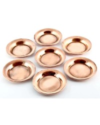 Copper Offering Plate Set of 7