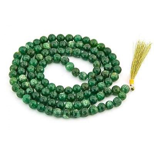 Green Aventurine Prayer Bead Mala