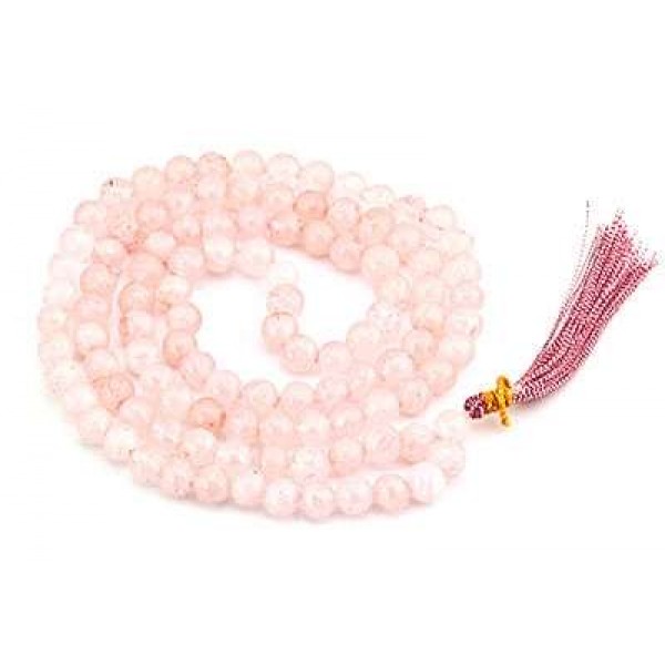 Rose Quartz Prayer Bead Mala