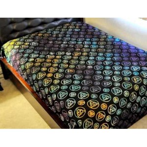 Triquetra Night Multicolor Bedspread