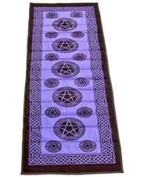 Pentacle Purple Cotton Yoga Mat