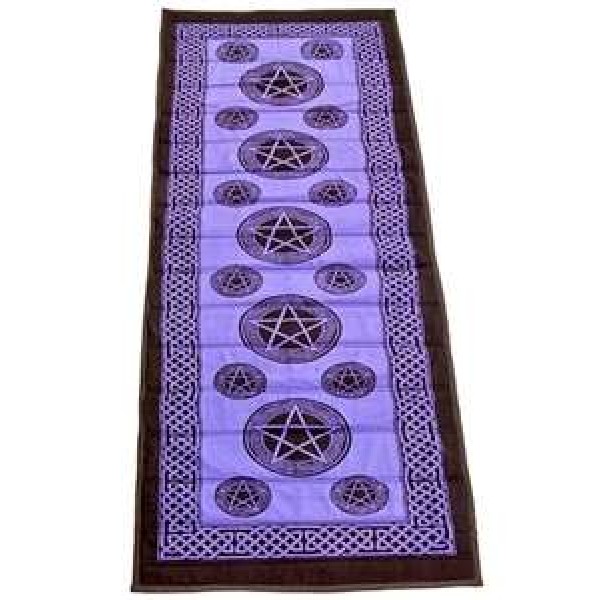 Pentacle Purple Cotton Yoga Mat