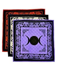 Triple Moon Cotton Meditation Mats - 3 Assorted Colors