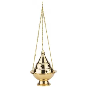 Hanging Brass Incense Burner - 4 Inch