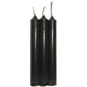 Black Mini Taper Spell Candles