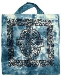 Celtic Cross Cotton Tote Bag