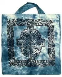 Celtic Cross Cotton Tote Bag