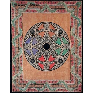 Celtic Print Handloomed Woven Tapestry