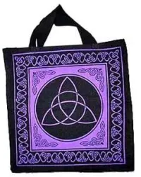 Triquetra Charmed Symbol Cotton Tote Bag