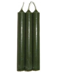 Green Mini Taper Spell Candles
