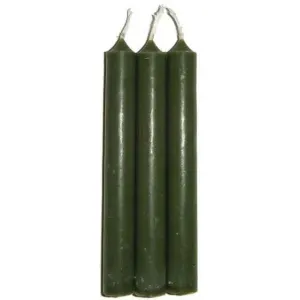 Green Mini Taper Spell Candles