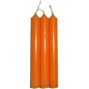 Orange Mini Taper Spell Candles