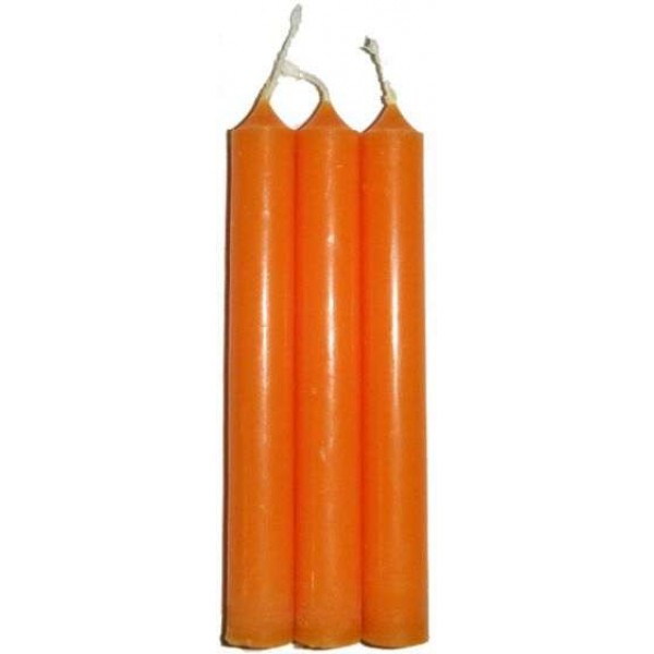 Orange Mini Taper Spell Candles