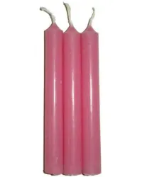 Pink Mini Taper Spell Candles