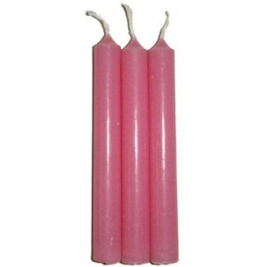 Pink Mini Taper Spell Candles