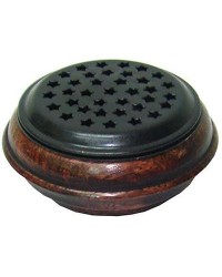 Wood and Metal Incense Censer