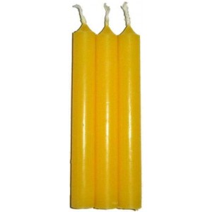 Yellow Mini Taper Spell Candles