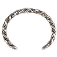 Viking Twisted Rope Cuff Bracelet