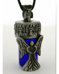 Angel Pewter Bottle Necklace