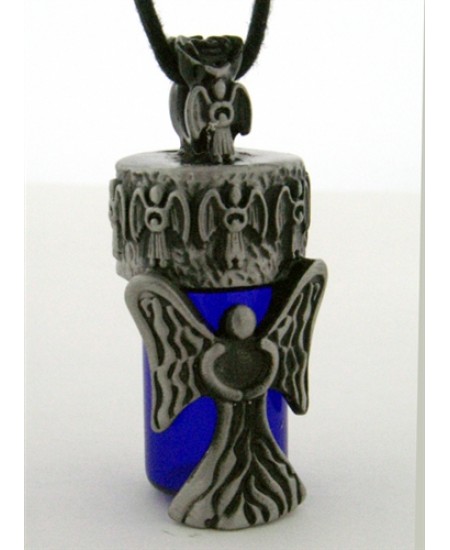Angel Pewter Bottle Necklace