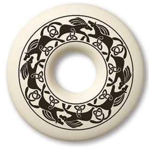 Horse Annulus Porcelain Celtic Necklace