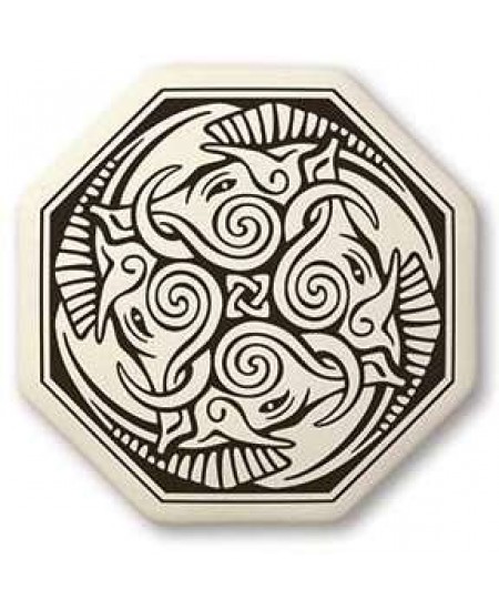 Cerridwen Octagonal Porcelain Necklace
