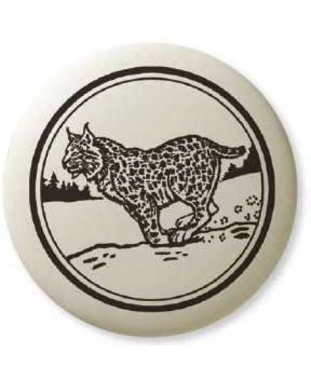 Bobcat Pathfinder Animal Totem Porcelain Necklace