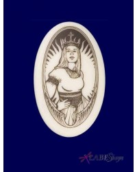 The Queen Arthurian Legends Porcelain Necklace