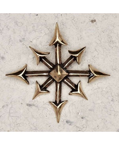 Chaos Symbol Bronze Necklace