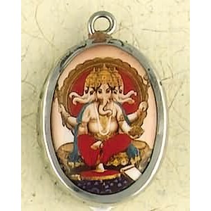 Ganesha Hindu Ceramic Necklace