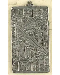 Maat Egyptian Goddess Pewter Necklace
