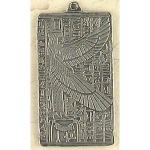 Maat Egyptian Goddess Pewter Necklace