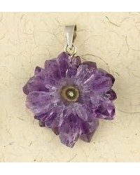 Amethyst Stalactite Crystal Pendant