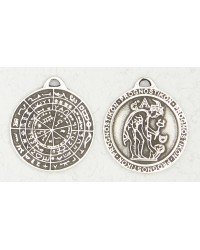 Divination Disc of Pergamon Pewter Necklace