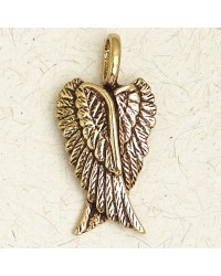 Angel Wings Bronze Necklace