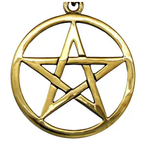 Bronze Pentacle Necklace