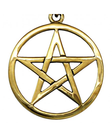 Bronze Pentacle Necklace