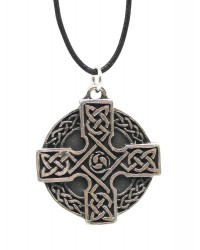 Celtic Cross Pewter Necklace