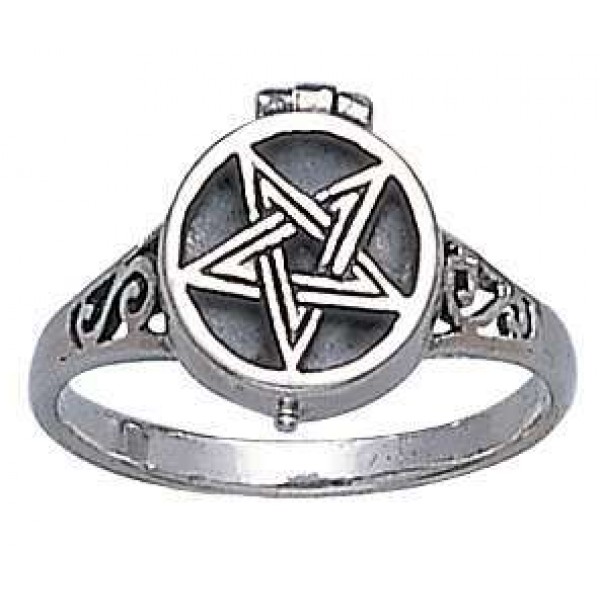 Pentacle Poison Spell Ring