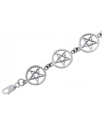 Pentacle Silver Silver Bracelet