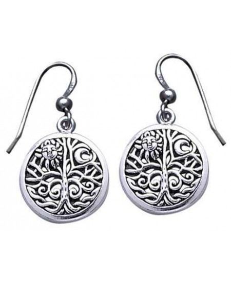 Tree of Life Sterling Silver Earrings