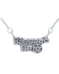 Blessed Be Pentacle Sterling Silver Necklace