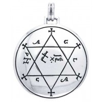 Seal of Solomon Sterling Silver Magical Pendant