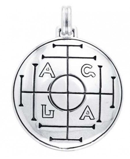 AGLA Seal of Solomon Sterling Silver Pendant for Success and Wealth