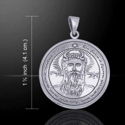 First Pentacle of the Sun Seal of Solomon Sterling Silver Pendant