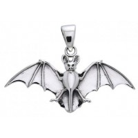 Bat Sterling Silver Pendant