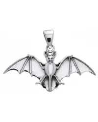 Bat Sterling Silver Pendant