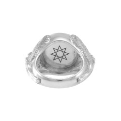 Angel Talisman Occult Small Mens Signet Ring