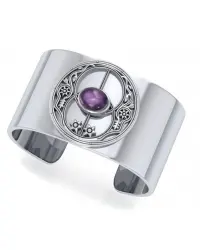 Chalice Well Amethyst Cuff Bracelet