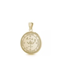 Archangel Michael Sigil Solid Gold Small Pendant